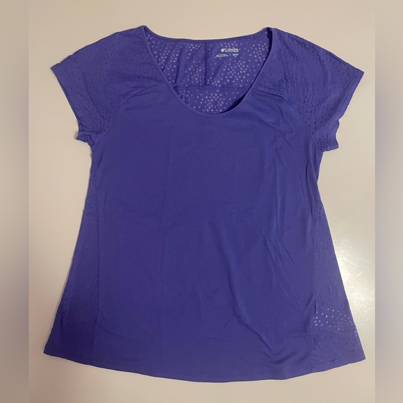 Columbia Women’s Purple Lilac Athletic Shirt - Picture 1 of 5
